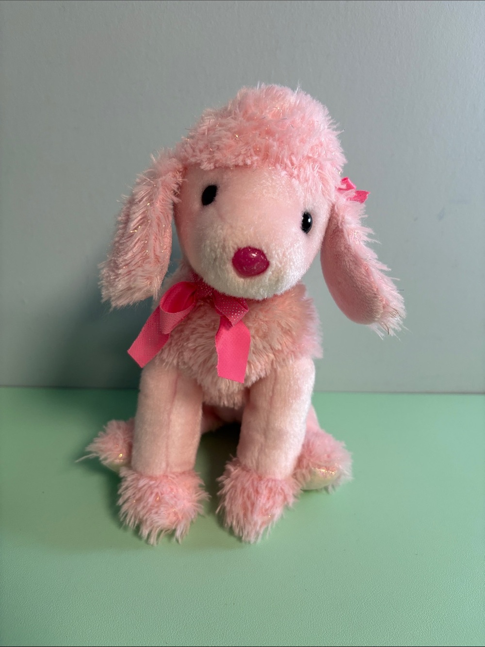 2004 Ty Beanie Buddies Pinky Poo the Poodle Pinky’s Collection, Kids Plush Toy